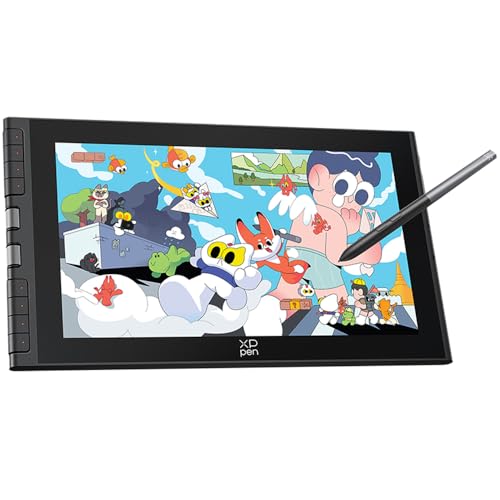 XPPen Artist 12 3rd Tableta Gráfica con Pantalla FHD, Tableta Gráfica de Dibujo Digital Profesional de 12 Pulgadas con X4 Lápiz de 16K Niveles y 2 Diales y Soprte Plegable