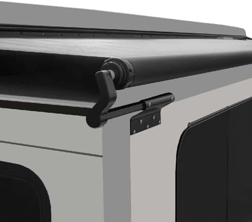 Suncode RV Slide Topper Awning Black RV Slide-Out Protection Slideout Cover Connect Design for RVs, Travel Trailers, 5th Wheels, and Motorhomes 13'7" (13'1" Fabric) - 5