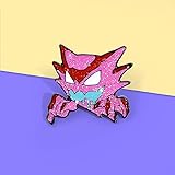 pokemon pinball rom  Pokemon Pink Haunter Pin Twinkle Broschen Cartoon für Frauen Anstecknadeln Brosche Schmuck Rucksack Kind Geschenk