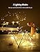 Mikasol Fairy String Lights, 1 Packs Led Fairy Lights Battery Operated Waterproof Copper Wire with Remote Control Fairy Lights for Bedroom. Firefly Lights Christmas Lights 8 Modes (16.4 ft/Warm White)