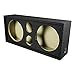 Q Power CH103S Quad Speaker Enclosure for 10-Inch Midrange Speakers and 3-Inch Tweeters, Car Audio Chuchero Box with Carpet Exterior