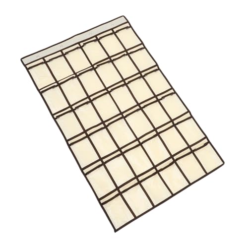 KICHOUSE Transparent Pocket Chart Organizer with Clear Pockets for Cell Phones Calculators Wall Hanging Storage for Classroom Office and Home Use