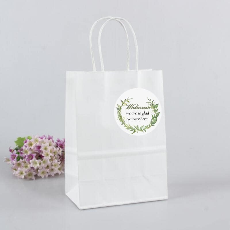 Top label Welcome Stickers,2 Inch Wedding, Bridal Shower Birthday Party Favor Labels,500 Pcs - Image 3