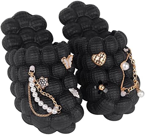 Amazon.com: Massage Bubble Slides for Women Men, Mukinrch Funny Lychee  Non-slip Spa Slippers, Gym House Shower Bedroom Soft Pillow Stress Relief  Slide, Reflexology Sandals, Chainblack, 11-12 Women/9.5-10.5 Men : Beauty u0026  Personal