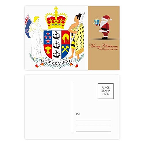 Cartes postales Père Noël Nouvelle-Zélande lot de 20 illustrations sur papier premium