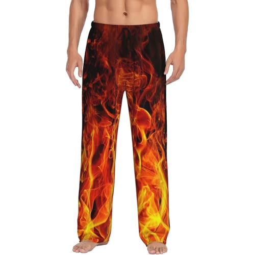 American Flag Men's Pajama Pants Warm Sleepwear Pants Pajama Bottoms Lounge Pants With Pocket Drawstring