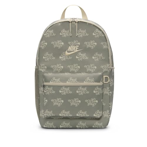 Nike Mochila Heritage 2.0 estampada, exército leve/cáqui claro/cáqui claro, média