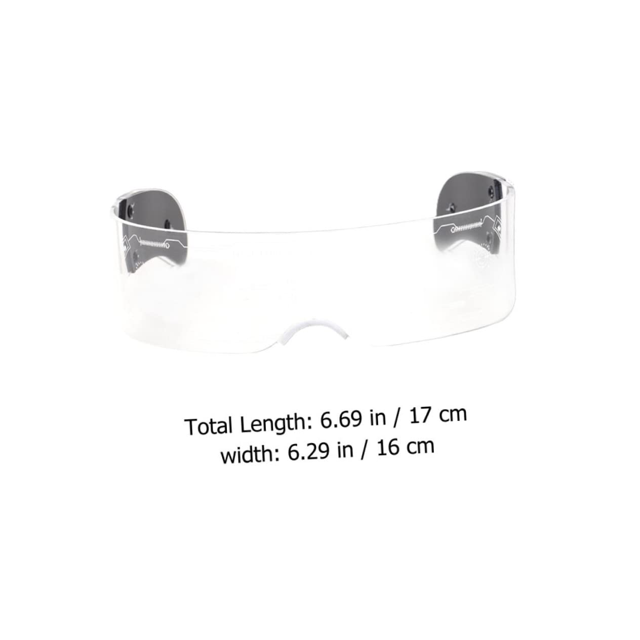 GALPADA 3pares Gafas Luminiscentes Led Para Fiestas Accesorio Creativo De Fiesta Para Adultos Para Discotecas y Celebraciones Nocturnas