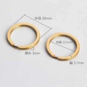 ゴールド 二重リング ネックレス Amazon.co.jp: 二重リング ステンレス 30mm ゴールド
