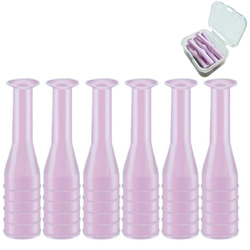 6PCS Hard Contact Lens Remover Tool with Storage Box Eye Care Inserts Removes Reusable Suction Cup Remover Contact Plunger Eye Contact Remover for RGP/OK/Hard Lenses(Purple)