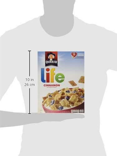 Life Multigrain Cereal, Cinnamon, 13-Ounce Boxes (Pack of 4)