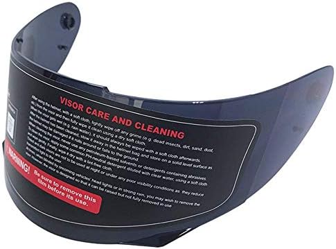 ILM Black Visor for Full Face Motorcycle Street Bike Helmet DOT (Visor, Black)