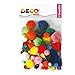 Produktbild Deco 10959 Pompons, 40 Stück, sortiert