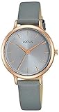 Lorus- Quartz Ladies Rose Gold Grey DIAL Grey Strap Watch