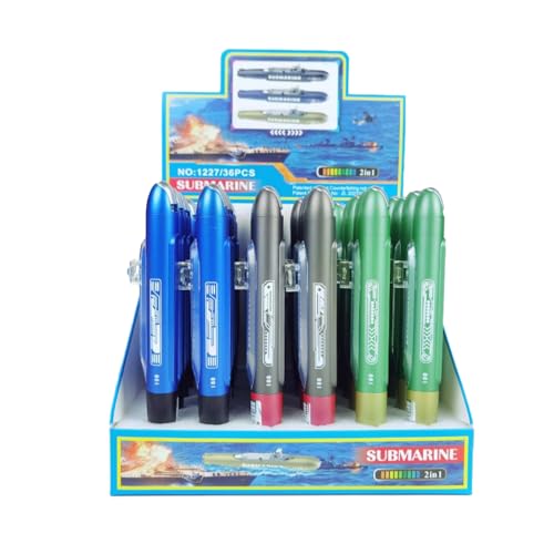 Set x2 bolígrafos neutros 0.5mm con luz