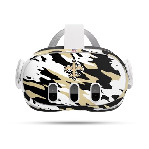 Skin Meta Quest 3 NFL Saints : protection vinyle premium ajustée