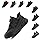 Loiston Zapatos de Seguridad para Hombre Mujer Calzado Seguridad Zapatos de Trabajo Zapatillas de Seguridad Antideslizantes Ligeras Son-2 Negro EU41