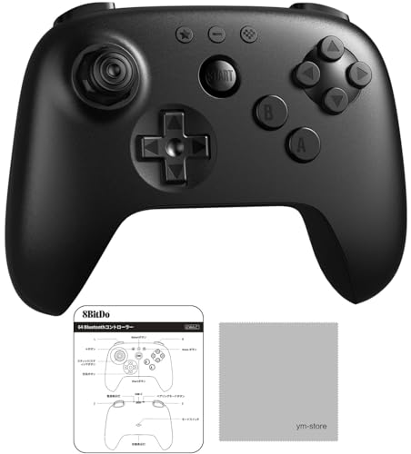[Ki/{戵QRR[ht] 8BitDo 64 Bluetooth Rg[[ for Analogue 3D, Switch, Switch 2(gpOɃAbvf[gK{), Windows, Android Ή ySwitch2