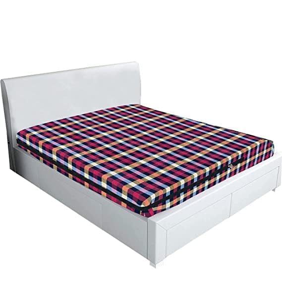 VANOS DREAMZ Sleep Mattress Cover/Protector/Gadda Cover Double Bed Multi Color (8 inch)-image-7
