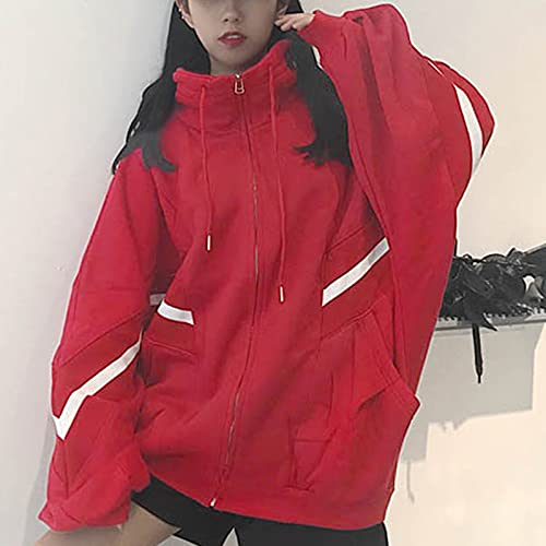 Pull décontracté femme imprimé avec sweat à capuche ample et poches mode taille L - 6