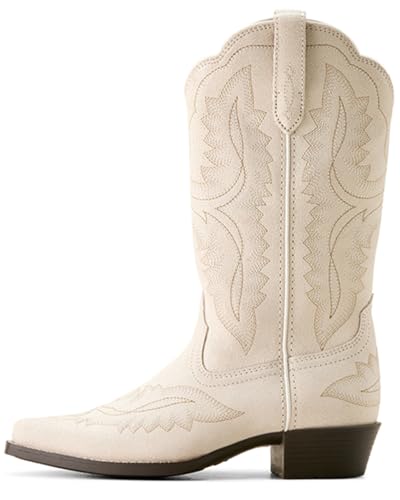Ariat Youth Casanova Western Boot, Distressed Ivory, 112