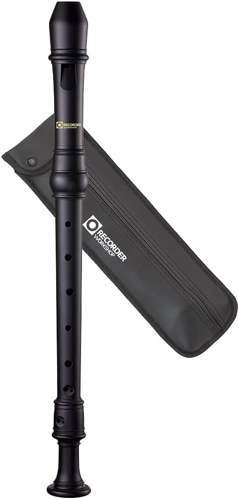 602AMB Treble Recorder, Matt Black