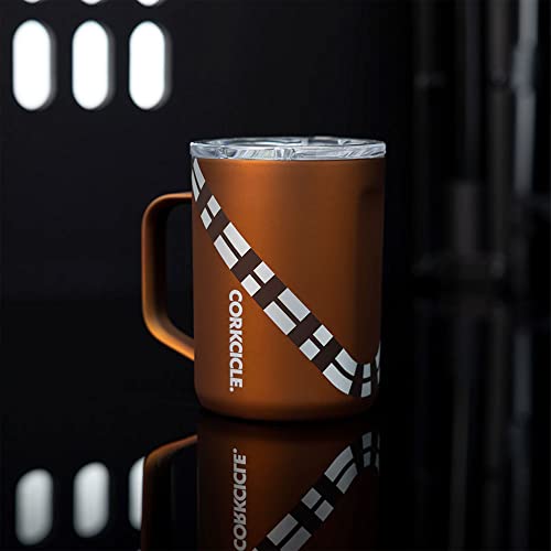 Corkcicle Coffee Mug - Triple-Insulated Stainless Steel Cup With Handle, 16 Oz, Star Wars - Chewbacca #TOP4