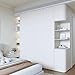 lenify White Wallpaper Peel and Stick Matte White Contact Paper 15.7inch x 118.1inch Pule Color Self Adhesive Wallpaper Matte Pure Waterproof Decorative Wall Paper for Cabinet Shelf Liner