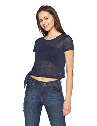 Image of ONLY Women's Solid Regular Fit T-Shirt