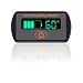 Icstation Battery Monitor Meter, DC 5V-66V Lithium Lead acid iron phosphate Battery Capacity Tester Percentage Level Voltage Monitor Indicator 12V 24V 36V 48V 60V LCD Display Module