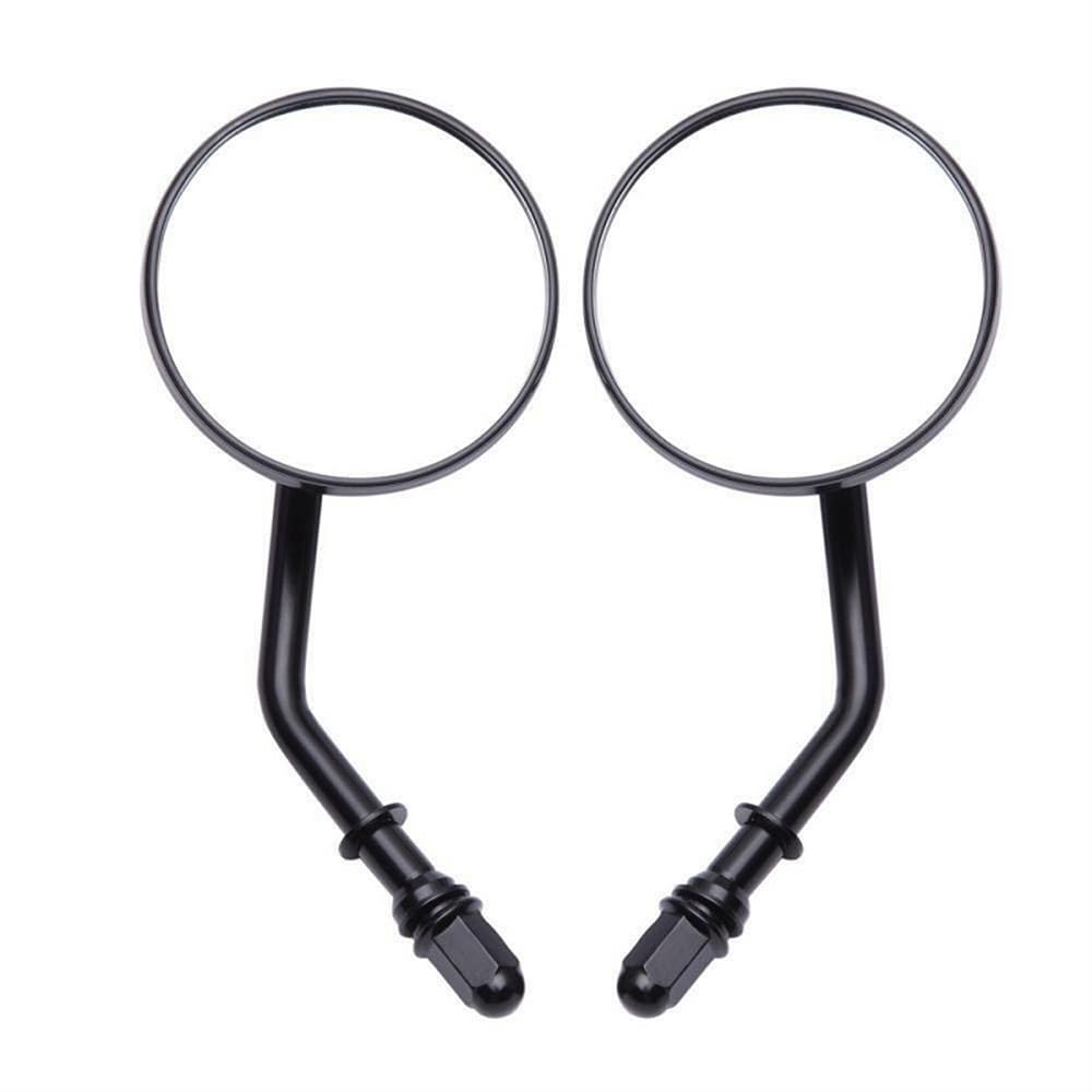 Rétroviseurs Latéraux de Moto Lot De 2 Accessoires De Moto Rétroviseur Rond Noir Rétroviseur Latéral De Scooter Pour Harley Sportster (Color : 4)