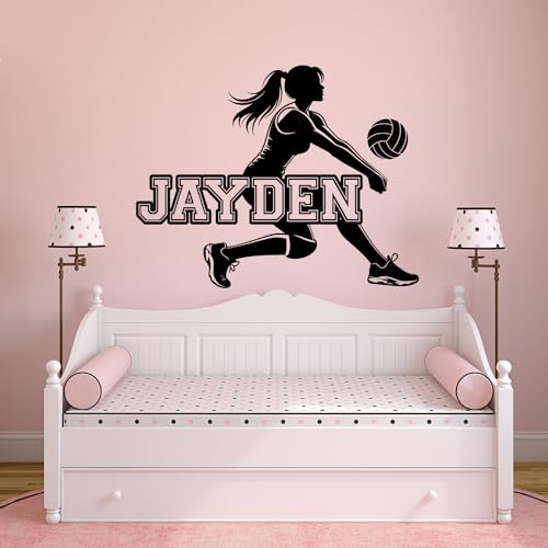 Vinilo decorativo personalizado voleibol para pared miniatura 4