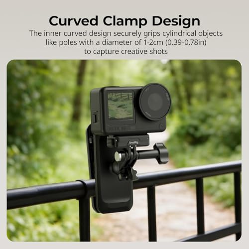 Image of SmallRig Magnetic Backpack Strap Clip Mount for GoPro Hero 13 /12 /11 /10, for DJI Osmo Nano Action 6 /5 Pro /4 /3 /Pocket 3, for Insta360 X5 /4 /3 /Ace Pro 2, with Ball Head Adapter Base Mantis Hook - 5722 | Adapter Base for DJI Osmo Nano /Action 6 /5 Pro /4, for Insta360 X5 /4 /3 /Ace Pro 2 /Go Ultra, for GoPro 13 /12 /11, for AKASO - 5722