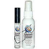 EZR Eyeglass Cleaner & Scratch Repair Kit.The Best Eyeglass Cleaner And Scratch Remover. Safe For All Lenses And Coatings. 2 piece kit includes lens cleaner and scratch repair.