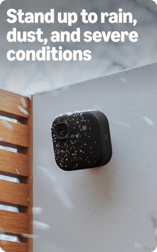 Blink Outdoor Camera 2K+ (newest gen) — Wireless smart security camera, 2K video resolution, enhanced audio, up to two-year battery. Required Sync Module not included — Add-on camera only, Black - Image 4