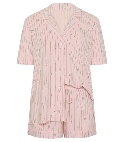 Image of Victoria's Secret Women's Modal Pajama Set, Short Sleeve Button Down Shirt & Shorts