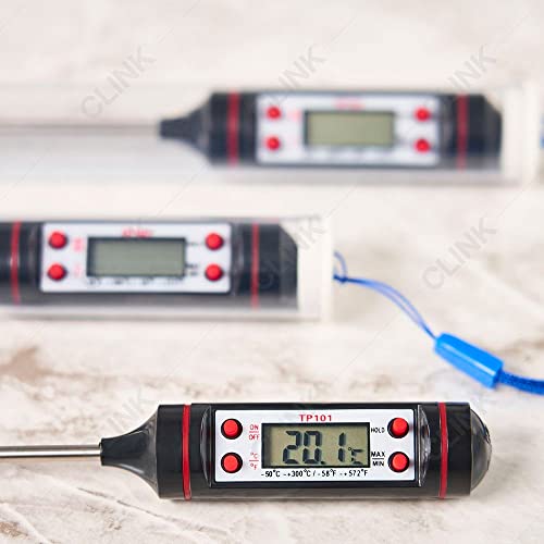 Termômetro Digital Culinário Alimento Espeto 23 Cm Cozinha - Imagem 7