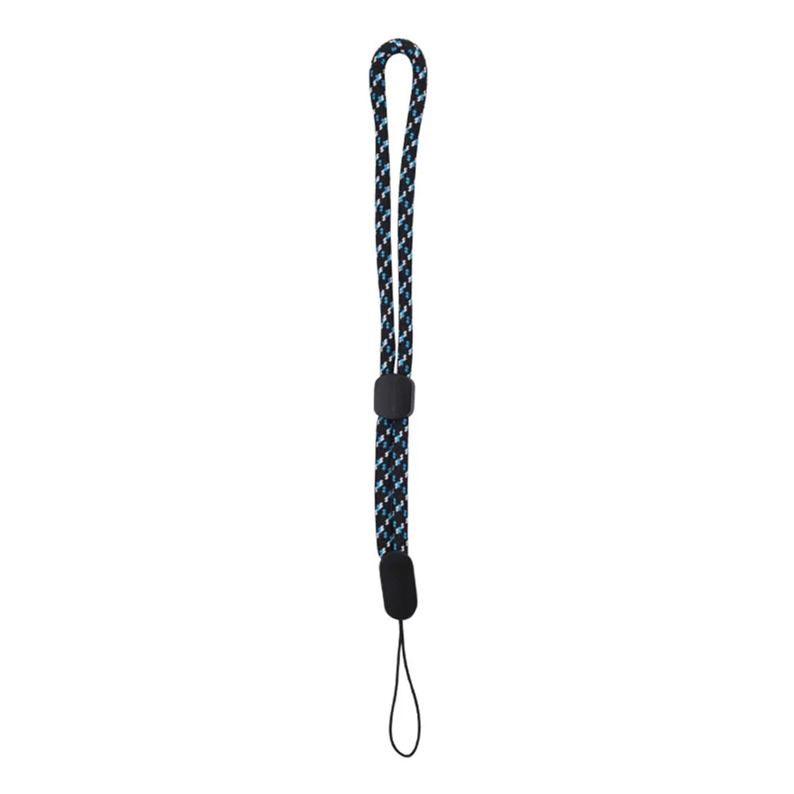 Smycz do telefonu komórkowego 2x Regulowany pasek na nadgarstek Smycz na rękę Telefon Aparat Pamięci flash USB Klucze Karty Nylon(Blue)