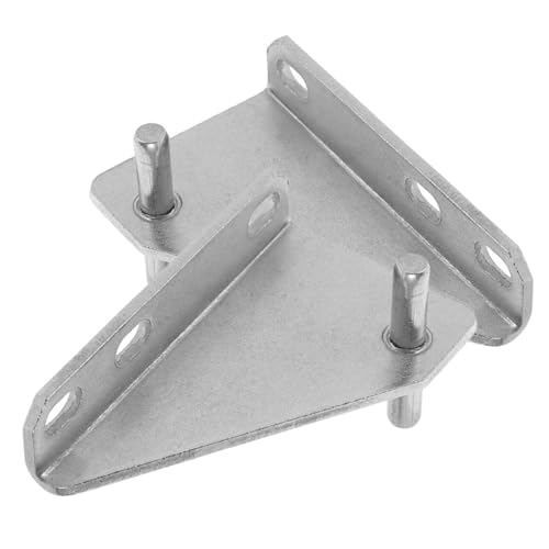Uonlytech 2 piezas Bisagras para Puertas de Frigorífico de Acero Inoxidable de Repuesto Resistente y Fácil de Instalar para Puertas de Congeladores y Neveras Compatible con Varios