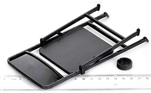 1/6 Scale Black Foldable Chair for 12" Action Figure Accessories Dollhouse Decoration Miniature Furniture