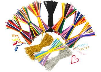 Chenille Stems 1000 in Storage Container