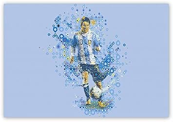 Ah ap Tablo Lionel Messi Arjantin Milli Forma Mozaik