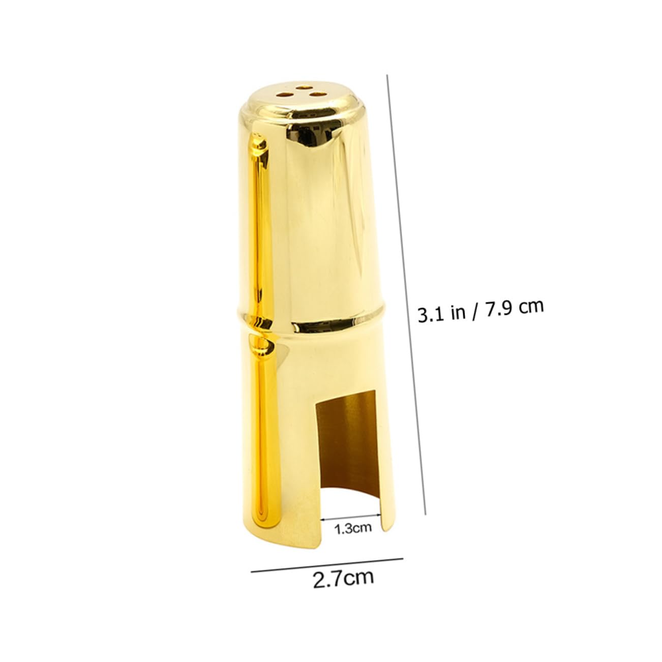 Yardwe Saxophone Mouthpiece Cap Durable Cover for Alto Saxophone Protection Prevents Chipping and Cracking Sax Accessory for Musicians