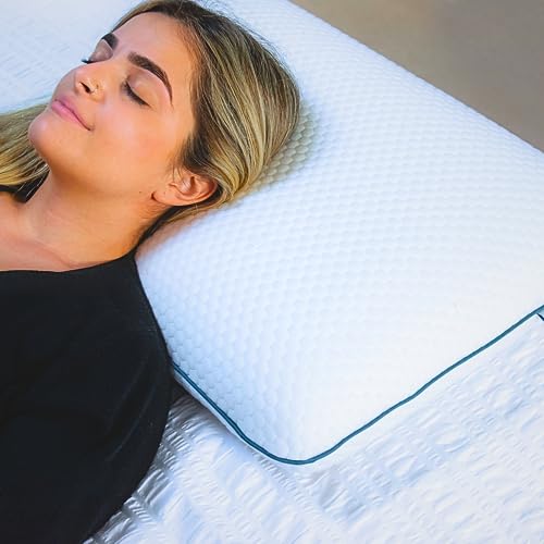 ORTHOBLOCK Memory Foam Pillow - Ergonomic Support...