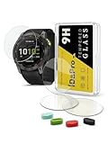 iDaPro [4+4Pack Screen Protector for Garmin Enduro 2 Ultraperformance GPS with Silicone Anti-dust Plugs,9H Tempered Glass Protection Kit in Reusable Storage Case,Anti-Scratch,Bubble-Free Installation