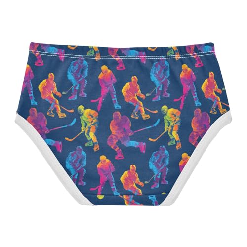 Girls Underwear Soft Cotton Hockey Player Kids Panties in Sizes 2/3t, 4t, 5t, 6 and 82