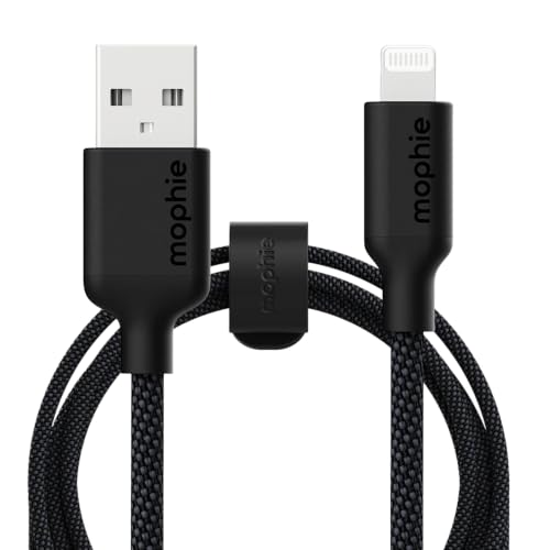mophie Cable de silicona Charge Stream USB A a USB C de 1 m, diseño Enduraflex trenzado, compatible con carga rápida de 15 W y construcción ultra duradera