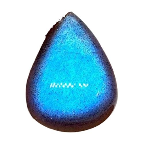 Labradorite poire 20x16x6mm pour fabriquer votre bague ou collier personnalisé