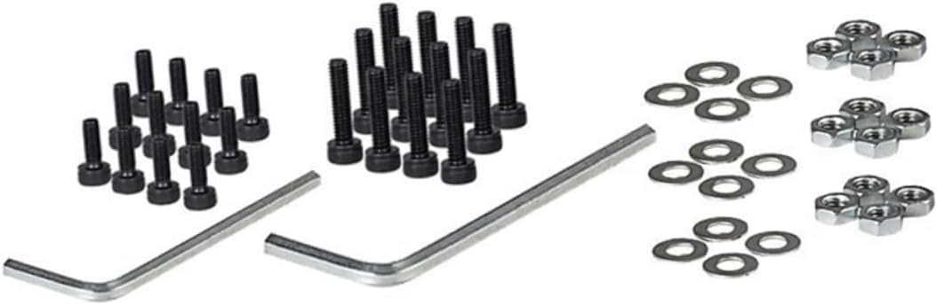 ULTECHNOVO 3pack Alloy Steel Stepper Motor Mounting Bracket Motor Mount Hexagon Spanner Screws Nuts Washers