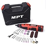 12V Cordless Rotary Tool - ANTOL Battery Powered Rotary Tool Kit - 1 Hour Fast Charger, 6 Variable S